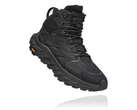 Hoka One One Anacapa Mid Gore-tex Moški Pohodniški Čevlji Črna / Črna SI-561347F